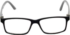 Alternative view of Hrinkar Rectangle Black and Grey Designer frames for Kids Boy & Girl | TR90 | Black and Grey | HFRM-BK-GRY-17