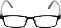 Alternative view of Hrinkar Rectangle Black and Grey chasma frame for Kids Boy & Girl | TR90 | Black and Grey | HFRM-BK-GRY-18