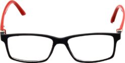 Hrinkar Rectangle Black and Red spectacle frames for Kids Boy & Girl | TR90 | Black and Red | HFRM-BK-RD-17 - Image 2