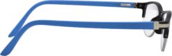 Hrinkar Oval Black and Blue stylish eyeglasses for Women | TR90 | Black and Blue | HFRM3007-BK-LBU - Image 3