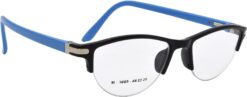 Hrinkar Oval Black and Blue stylish eyeglasses for Women | TR90 | Black and Blue | HFRM3007-BK-LBU