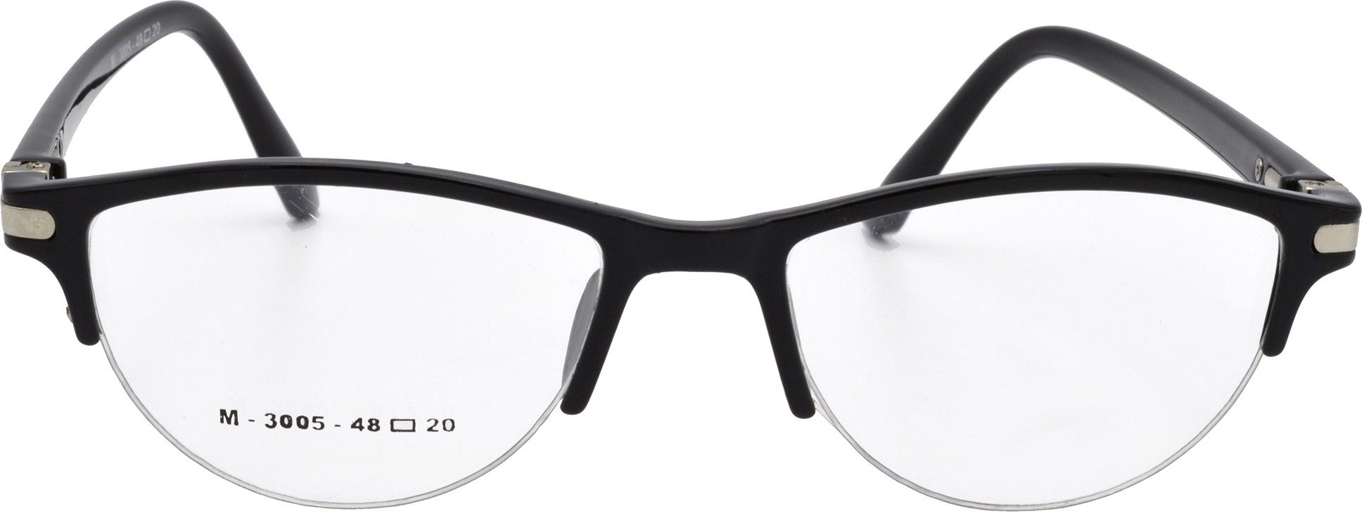 Hrinkar Oval Black Designer frames for Women | TR90 | Black | HFRM3007-BK-BK - Image 2