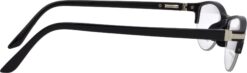 Hrinkar Oval Black Designer frames for Women | TR90 | Black | HFRM3007-BK-BK - Image 3