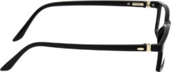 Hrinkar Rectangle Black chasma frame for Men & Women | TR90 | Black | HFRM-BK-11 - Image 3
