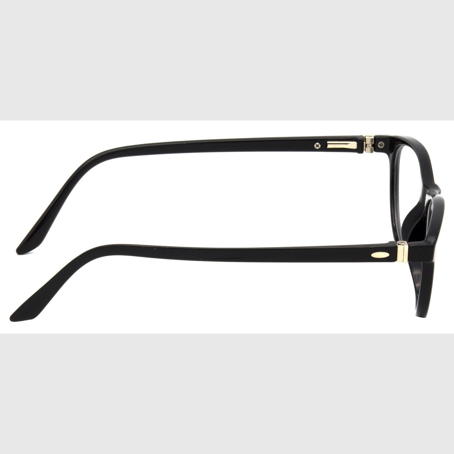 Hrinkar Cat-eyed Black Designer frames for Men & Women | TR90 | Black | HFRM-BK-13 - Image 3