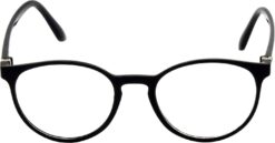 Hrinkar Oval Black chasma frame for Men & Women | TR90 | Black | HFRM-BK-14 - Image 2