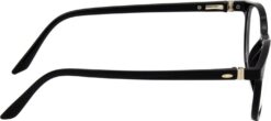 Hrinkar Oval Black chasma frame for Men & Women | TR90 | Black | HFRM-BK-14 - Image 3