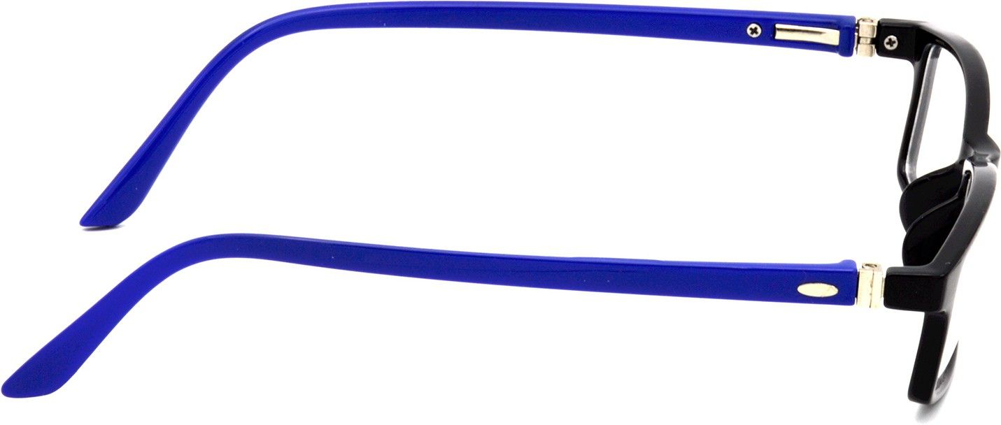 Hrinkar Rectangle Blue and Black Designer frames for Men & Women | TR90 | Blue and Black | HFRM-BK-BU-12 - Image 3