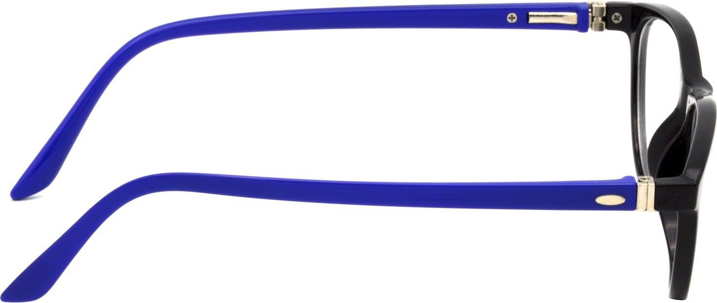 Hrinkar Cat-eyed Blue and Black chasma frame for Men & Women | TR90 | Blue and Black | HFRM-BK-BU-13 - Image 3