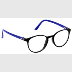 Hrinkar Oval Blue and Black eyeglasses for Men & Women | TR90 | Blue and Black | HFRM-BK-BU-14