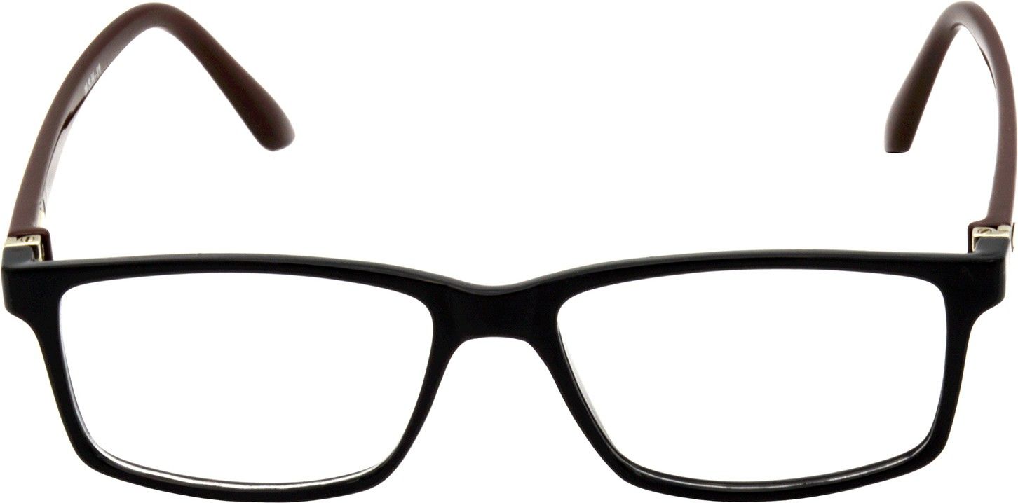 Hrinkar Rectangle Brown and Black Designer frames for Men & Women | TR90 | Brown and Black | HFRM-BK-BWN-11 - Image 2