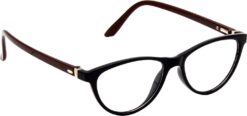 Hrinkar Cat-eyed Brown and Black eyeglasses for Men & Women | TR90 | Brown and Black | HFRM-BK-BWN-13