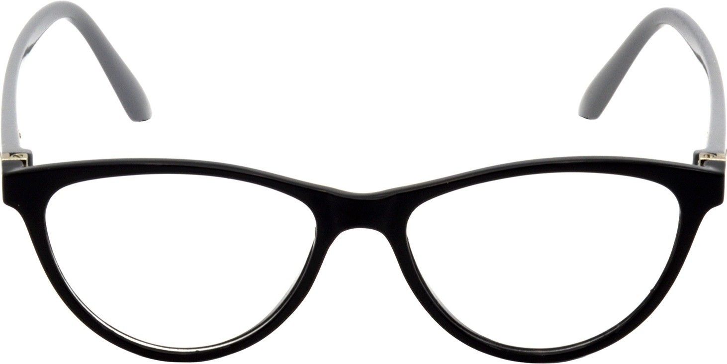 Hrinkar Cat-eyed Black and Grey spectacle frames for Men & Women | TR90 | Black and Grey | HFRM-BK-GRY-13 - Image 2