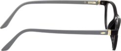 Hrinkar Cat-eyed Black and Grey spectacle frames for Men & Women | TR90 | Black and Grey | HFRM-BK-GRY-13 - Image 3