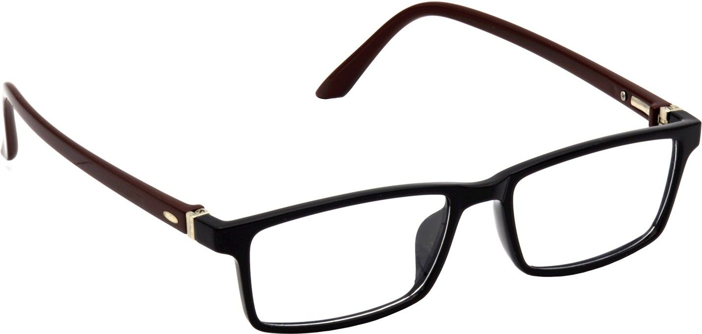 Hrinkar Rectangle Brown and Black eyeglass frames for Men & Women | TR90 | Brown and Black | HFRM-BK-BWN-15