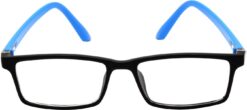 Alternative view of Hrinkar Rectangle Blue and Black spectacle frames for Men & Women | TR90 | Blue and Black | HFRM-BK-LBU-15