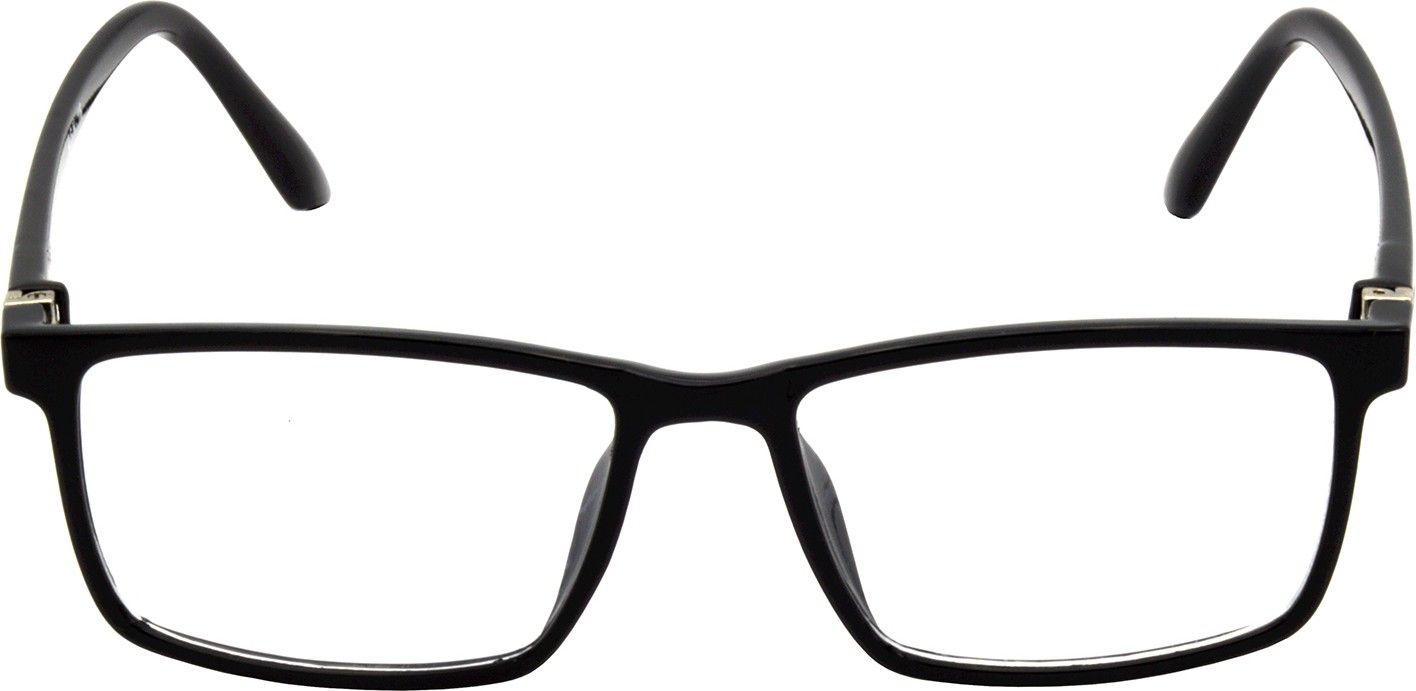 Hrinkar Rectangle Black spectacle frames for Men & Women | TR90 | Black | HFRM-BK-16 - Image 2
