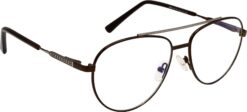 Hrinkar Pilot Brown eyeglass frames for Men & Women | Metal | Brown | HFRM55109-BWN