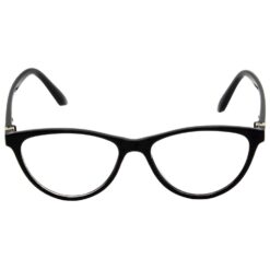 Alternative view of Hrinkar Cat-eyed Black Designer frames for Men & Women | TR90 | Black | HFRM-BK-13