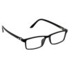 Hrinkar Rectangle Black eyeglasses for Men & Women | TR90 | Black | HFRM-BK-15