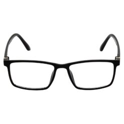 Alternative view of Hrinkar Rectangle Black spectacle frames for Men & Women | TR90 | Black | HFRM-BK-16