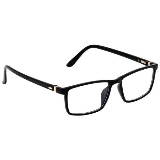 Hrinkar Rectangle Black spectacle frames for Men & Women | TR90 | Black | HFRM-BK-16