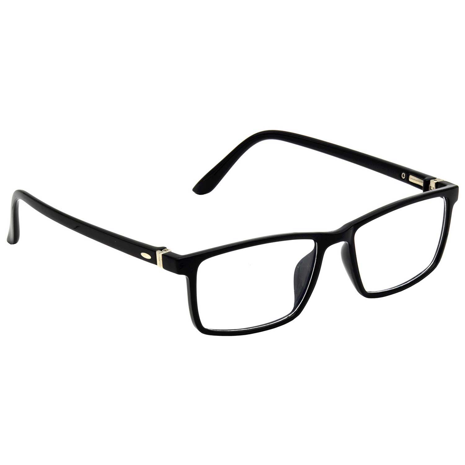 Hrinkar Rectangle Black spectacle frames for Men & Women | TR90 | Black | HFRM-BK-16