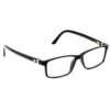 Hrinkar Rectangle Black eyeglass frames for Kids Boy & Girl | TR90 | Black | HFRM-BK-17