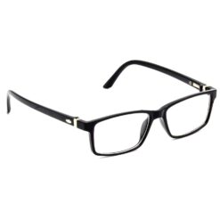 Hrinkar Rectangle Black eyeglass frames for Kids Boy & Girl | TR90 | Black | HFRM-BK-17
