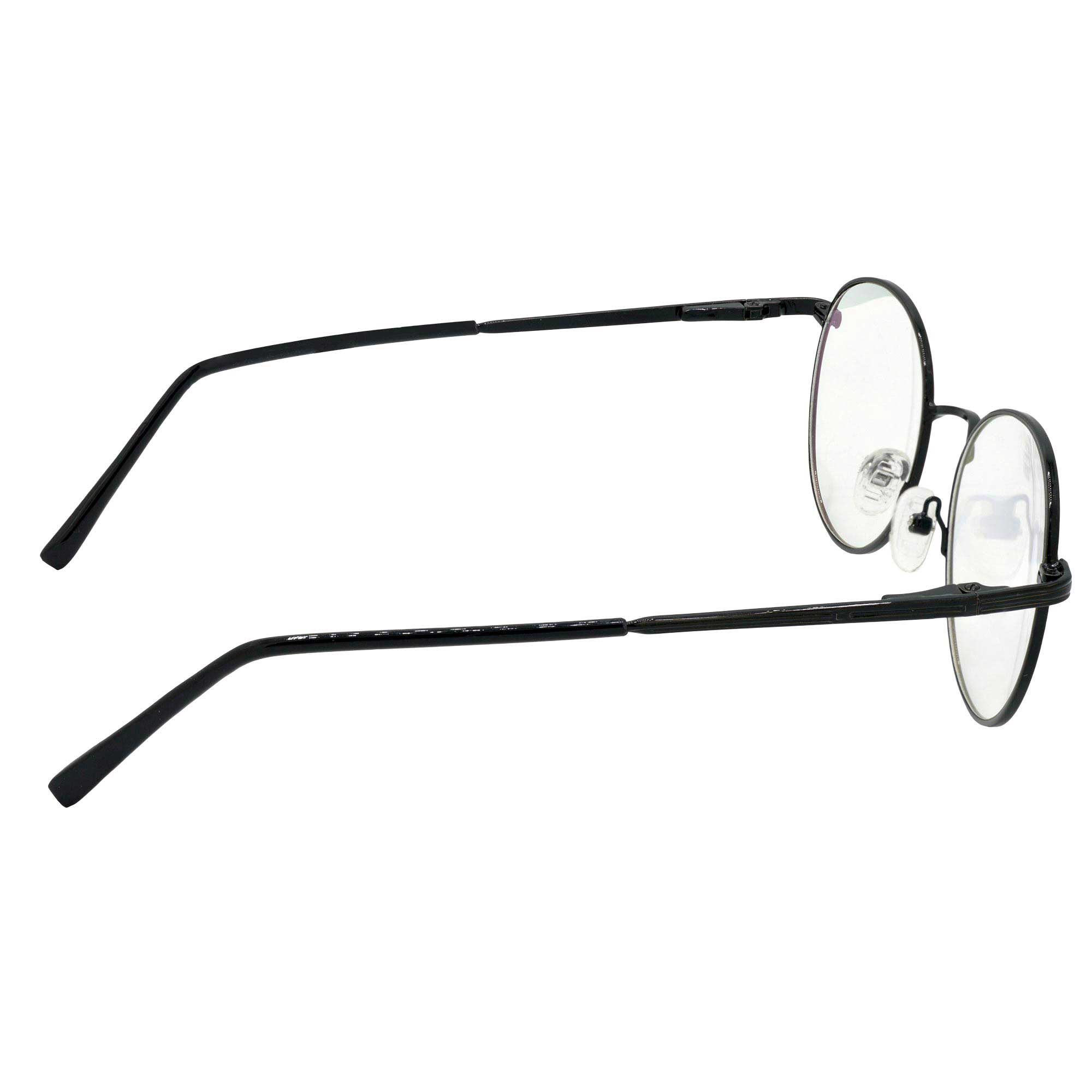 Hrinkar Metal Full Rim Oval Spectacles Frames for Men & Women - HFRM19001 - Image 3