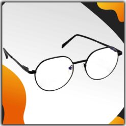 Hrinkar Metal Full Rim Oval Spectacles Frames for Men & Women - HFRM19003