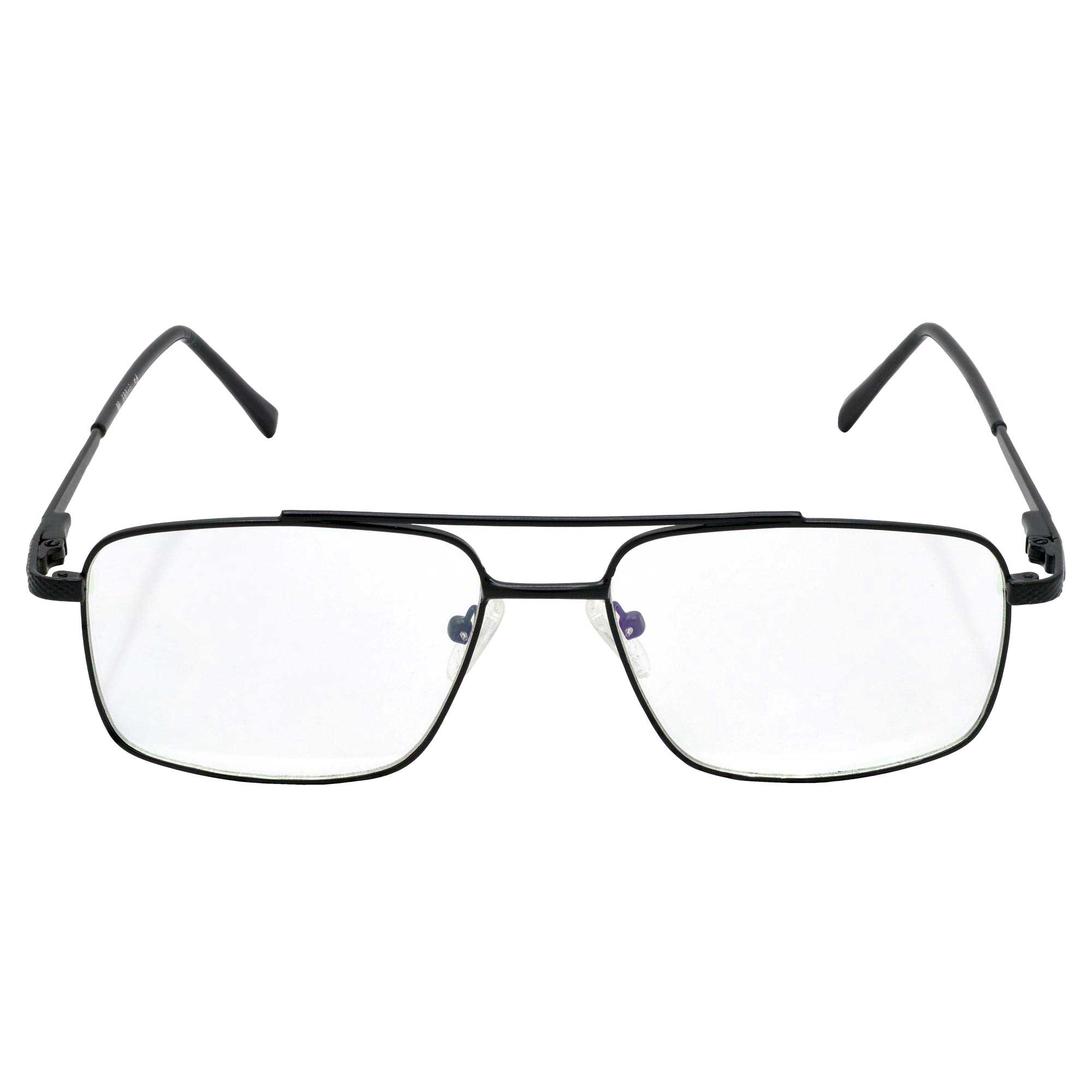 Hrinkar Metal Full Rim Rectangle Spectacles Frames for Men & Women - HFRM19006 - Image 2