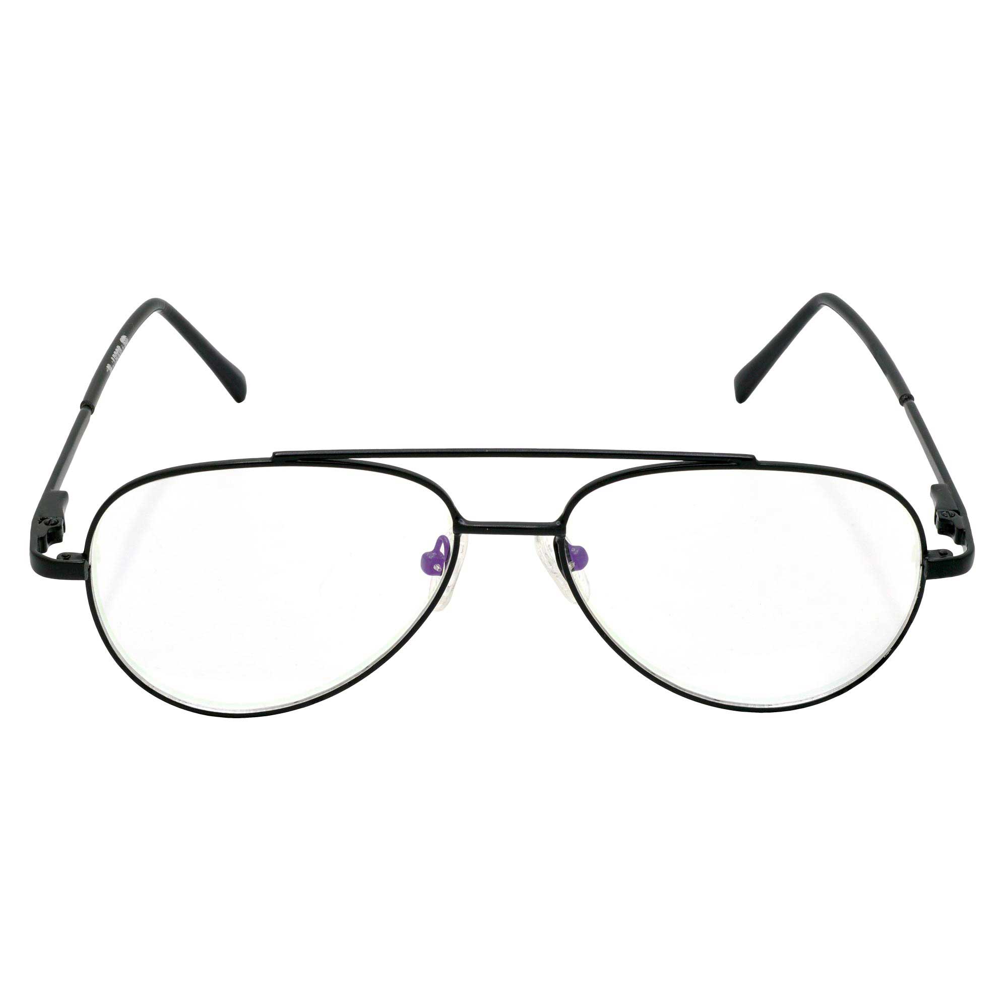 Hrinkar Metal Full Rim Aviator Spectacles Frames for Men & Women - HFRM19008 - Image 2