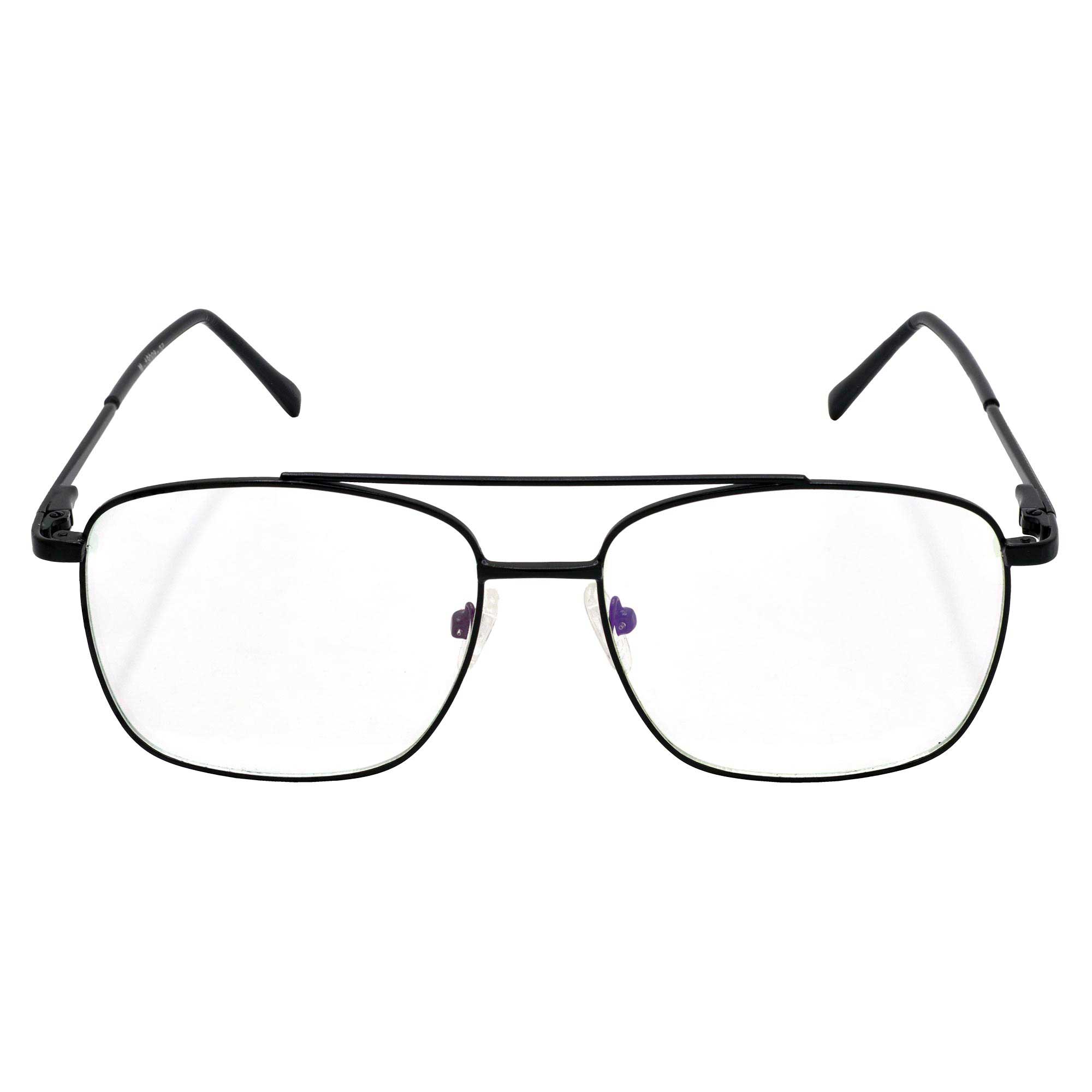 Hrinkar Metal Full Rim Rectangle Spectacles Frames for Men & Women - HFRM19009 - Image 2