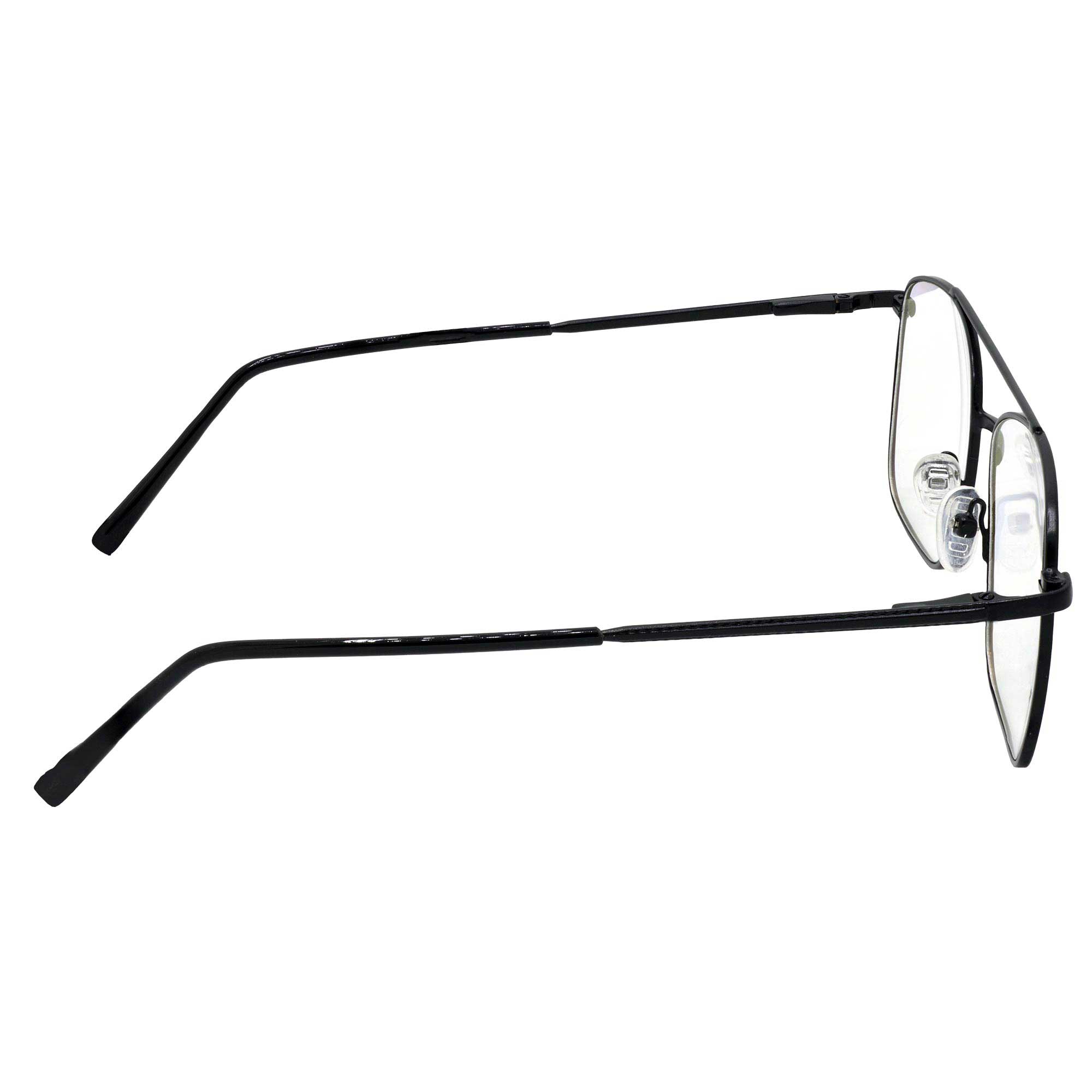 Hrinkar Metal Full Rim Rectangle Spectacles Frames for Men & Women - HFRM19009 - Image 3