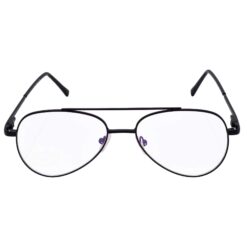 Hrinkar Metal Full Rim Aviator Spectacles Frames for Men & Women - HFRM19012 - Image 2