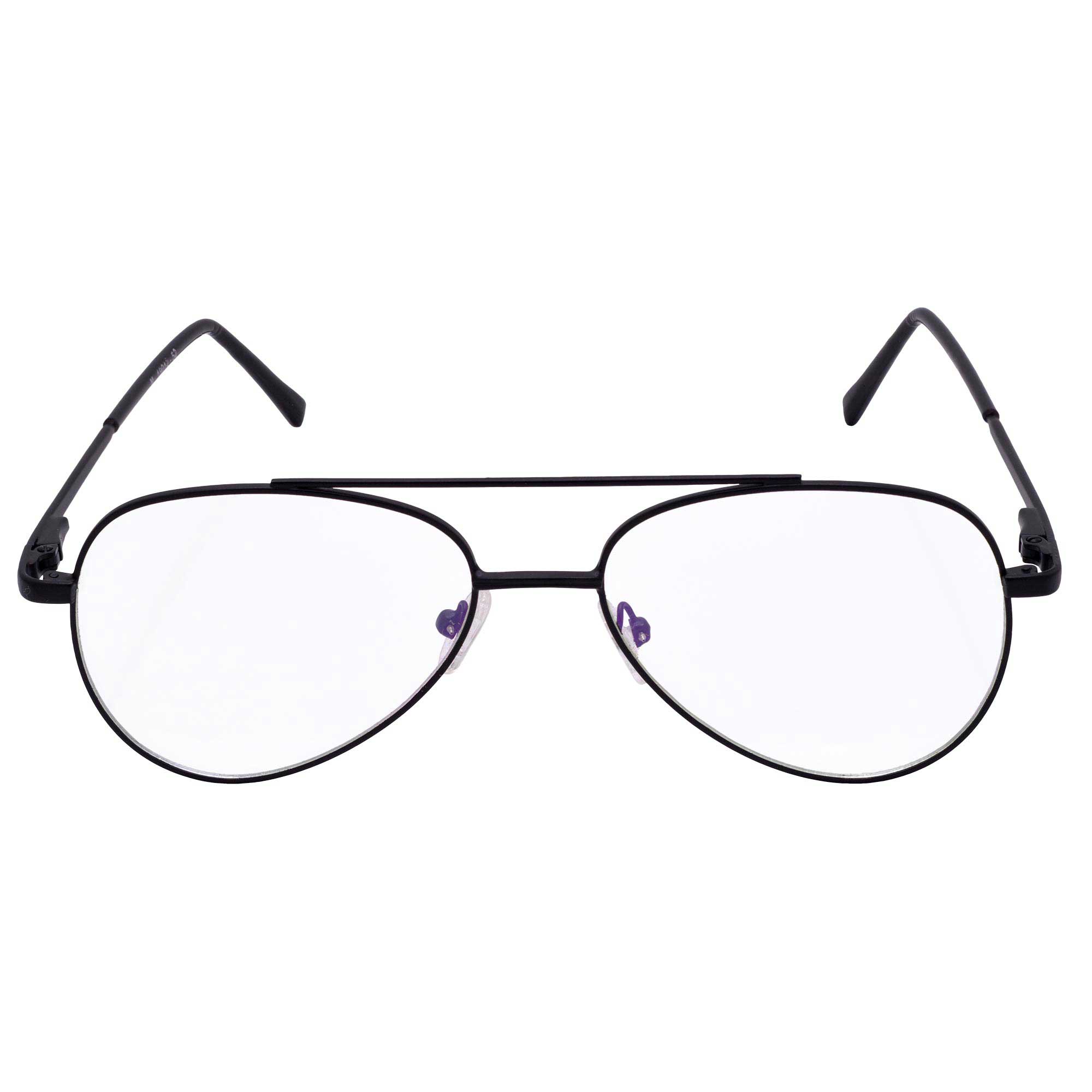 Hrinkar Metal Full Rim Aviator Spectacles Frames for Men & Women - HFRM19012 - Image 2