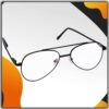 Hrinkar Metal Full Rim Aviator Spectacles Frames for Men & Women - HFRM19012
