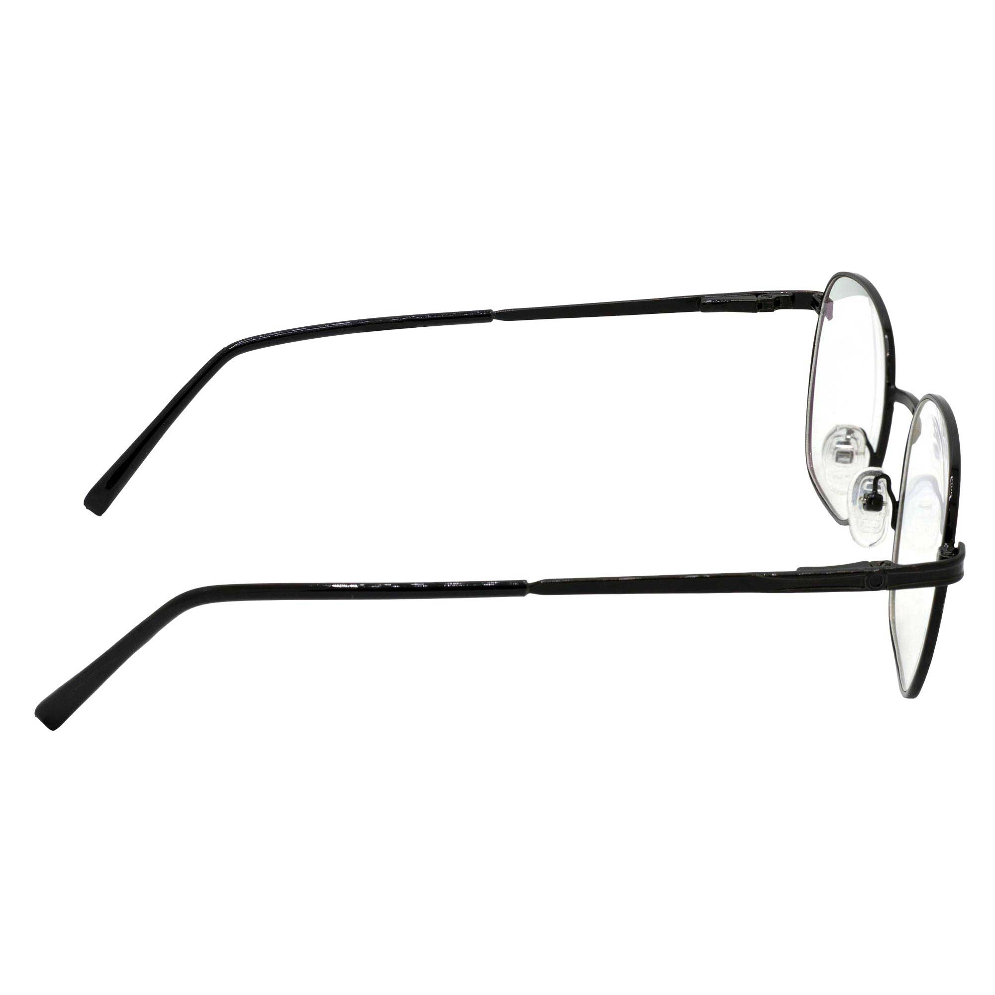 Hrinkar Metal Full Rim Rectangle Spectacles Frames for Men & Women - HFRM19013 - Image 3