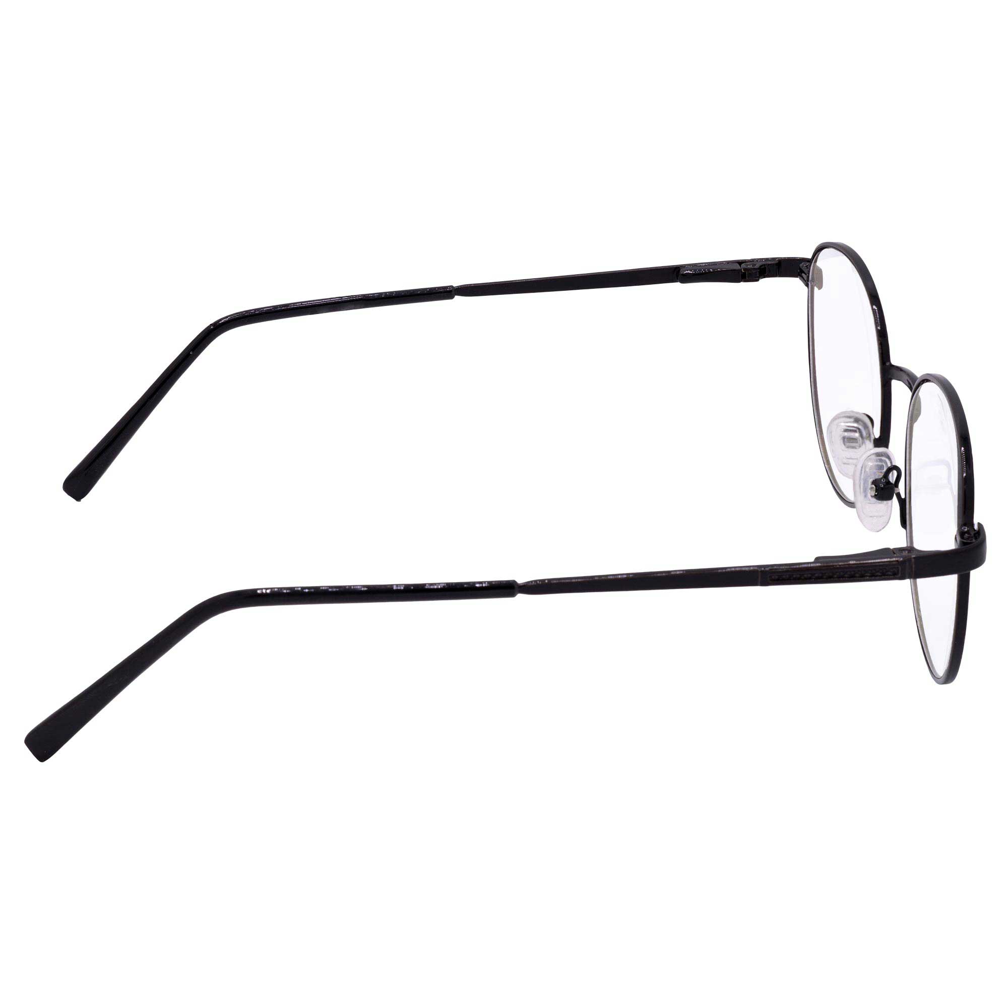 Hrinkar Metal Full Rim Oval Spectacles Frames for Men & Women - HFRM19014 - Image 3