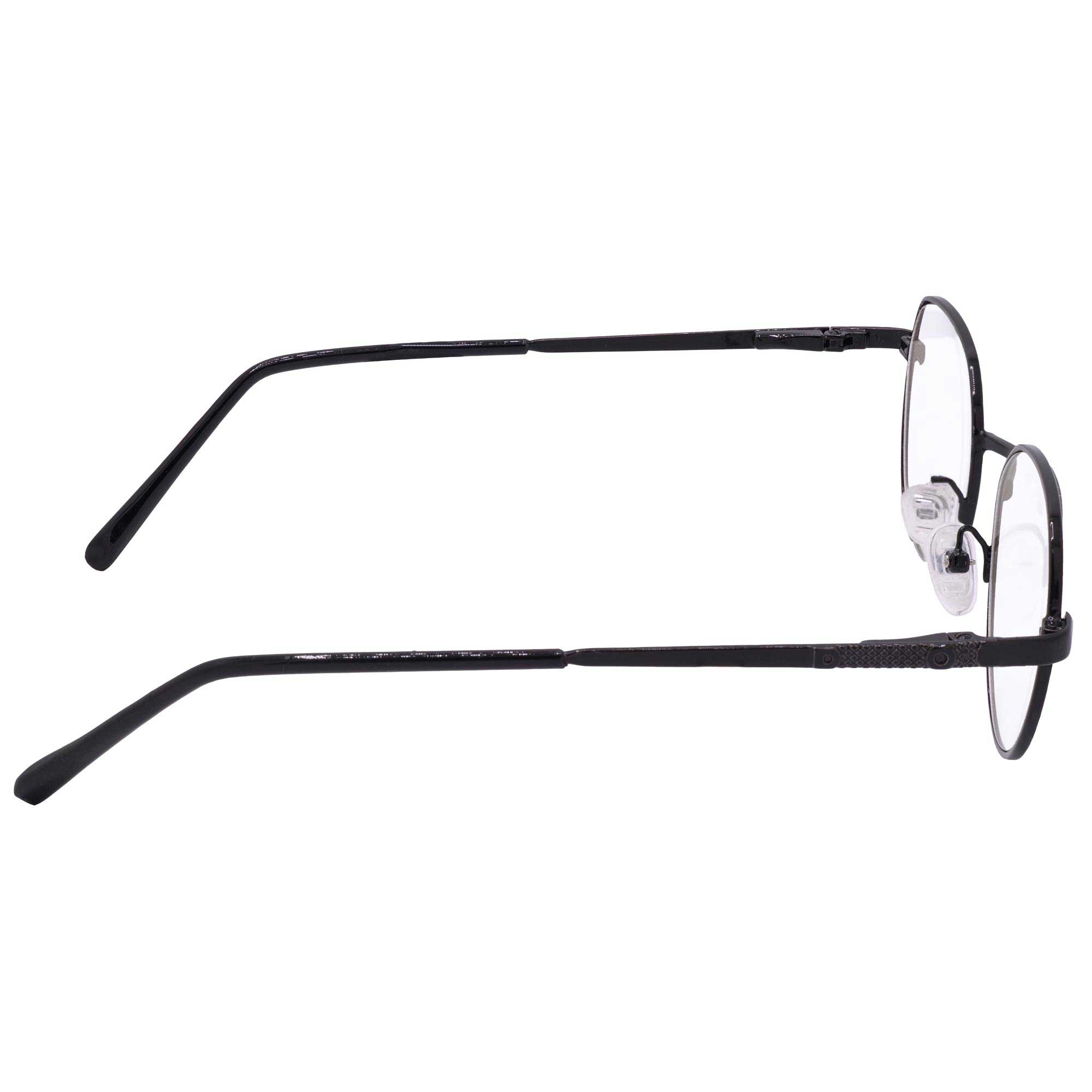 Hrinkar Metal Full Rim Oval Spectacles Frames for Men & Women - HFRM19015 - Image 3