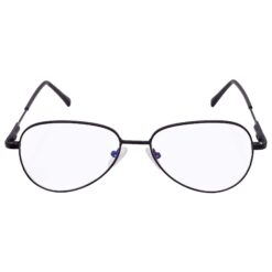 Hrinkar Metal Full Rim Aviator Spectacles Frames for Men & Women - HFRM19016 - Image 2