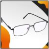 Hrinkar Metal Full Rim Rectangle Spectacles Frames for Men & Women - HFRM19017