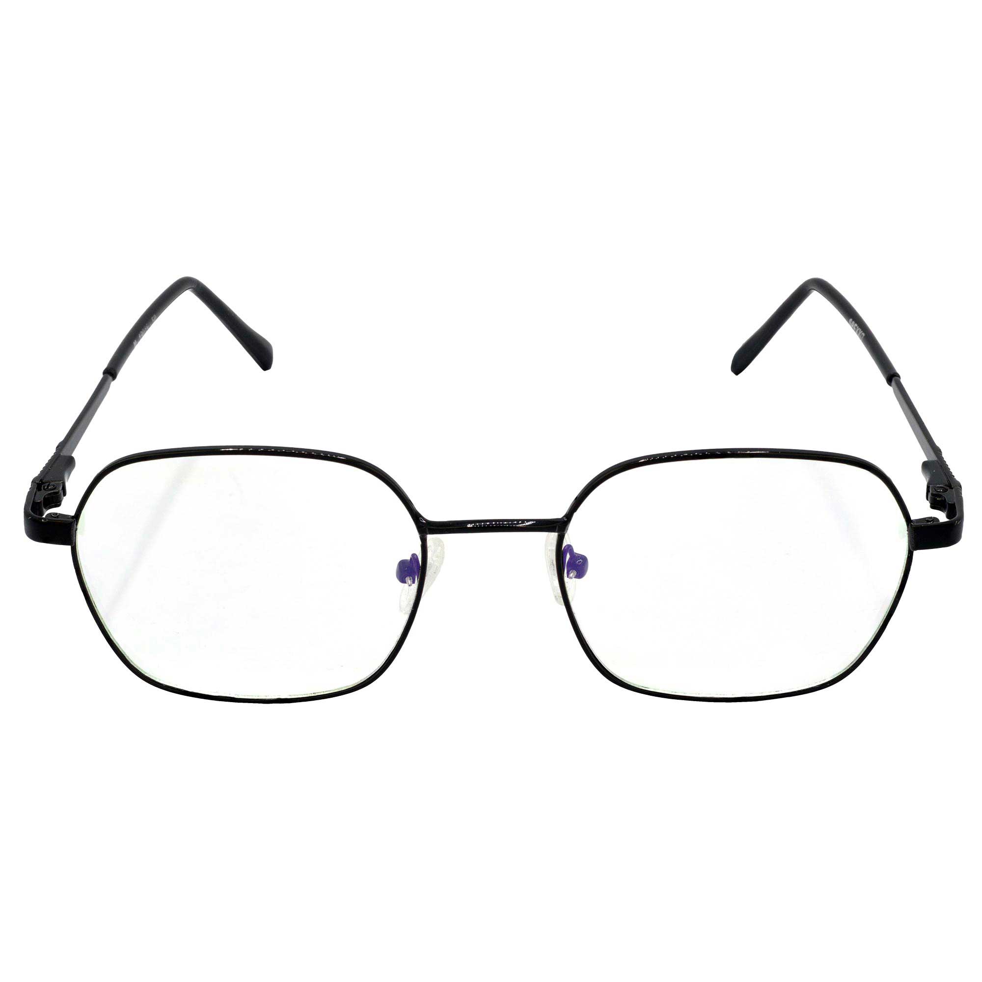 Hrinkar Metal Full Rim Rectangle Spectacles Frames for Men & Women - HFRM19019 - Image 2