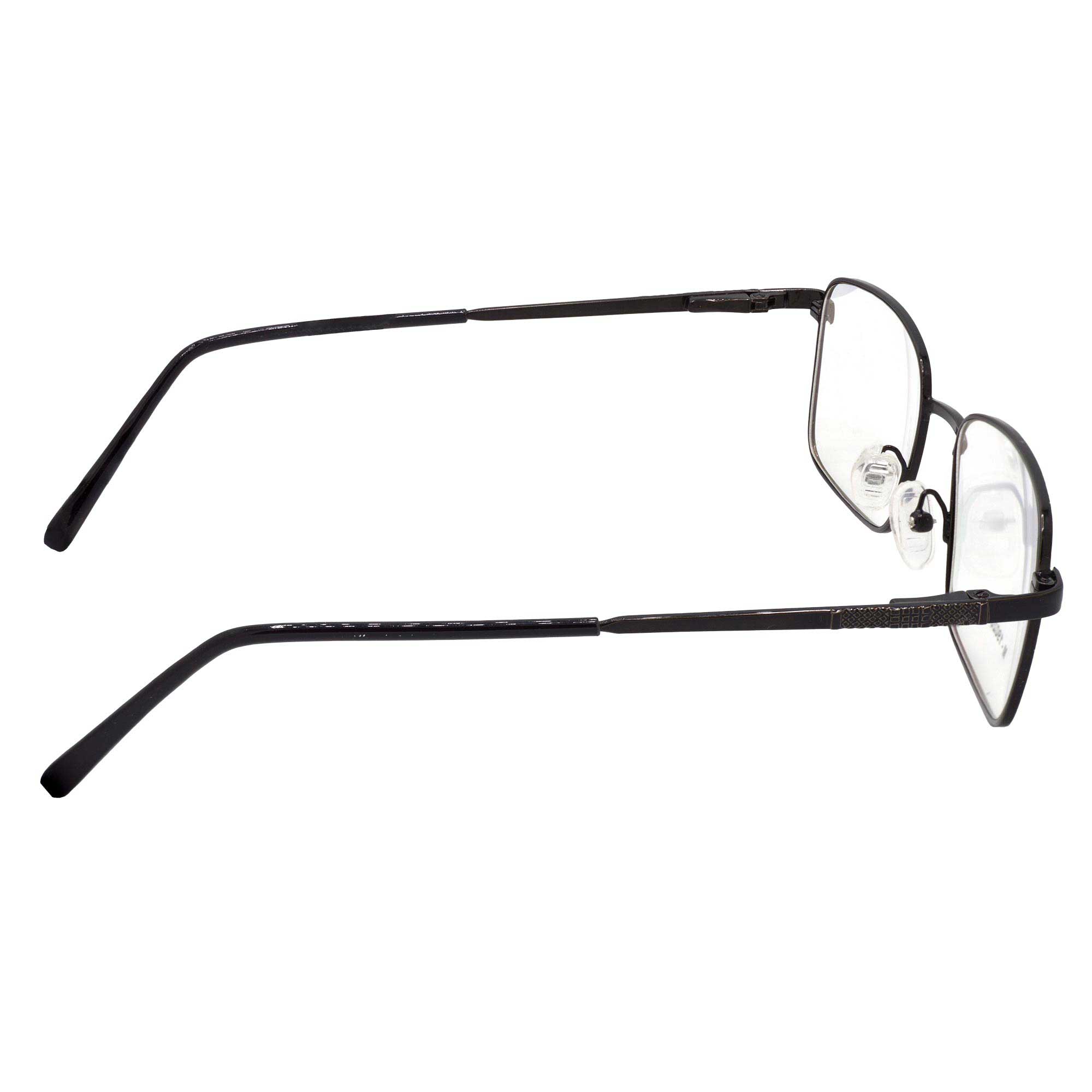 Hrinkar Metal Full Rim Rectangle Spectacles Frames for Men & Women - HFRM19020 - Image 3