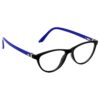 Hrinkar Cat-eyed Blue and Black chasma frame for Men & Women | TR90 | Blue and Black | HFRM-BK-BU-13