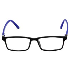 Alternative view of Hrinkar Rectangle Blue and Black spectacle frames for Men & Women | TR90 | Blue and Black | HFRM-BK-BU-15