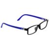 Hrinkar Rectangle Blue and Black stylish eyeglasses for Kids Boy & Girl | TR90 | Blue and Black | HFRM-BK-BU-18