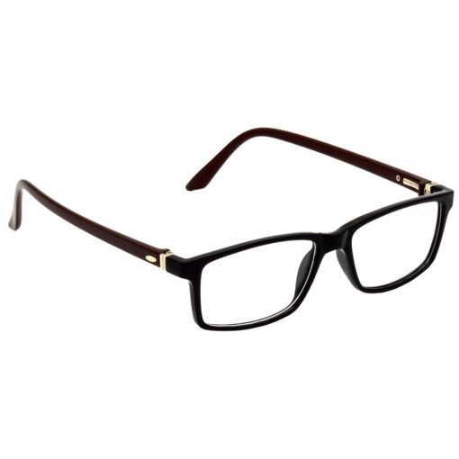 Hrinkar Rectangle Brown and Black Designer frames for Men & Women | TR90 | Brown and Black | HFRM-BK-BWN-11