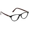 Hrinkar Cat-eyed Brown and Black eyeglasses for Men & Women | TR90 | Brown and Black | HFRM-BK-BWN-13